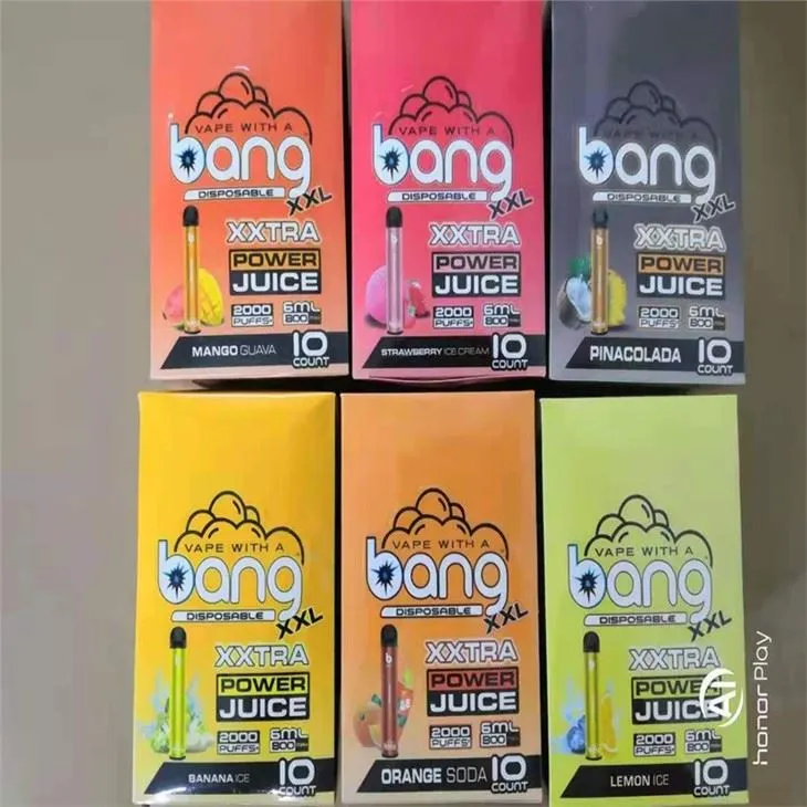 Bang XXL disposable vape pod compatible with juul