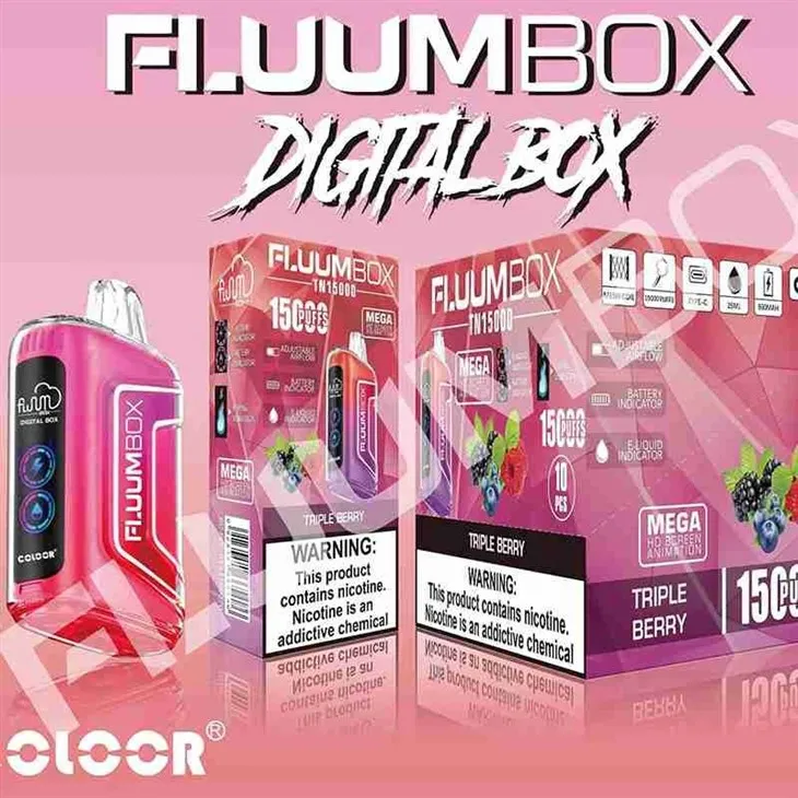 China Customized FLUUM BOX DIGITAL BOX 15000 PUFFS Manufacturers ...
