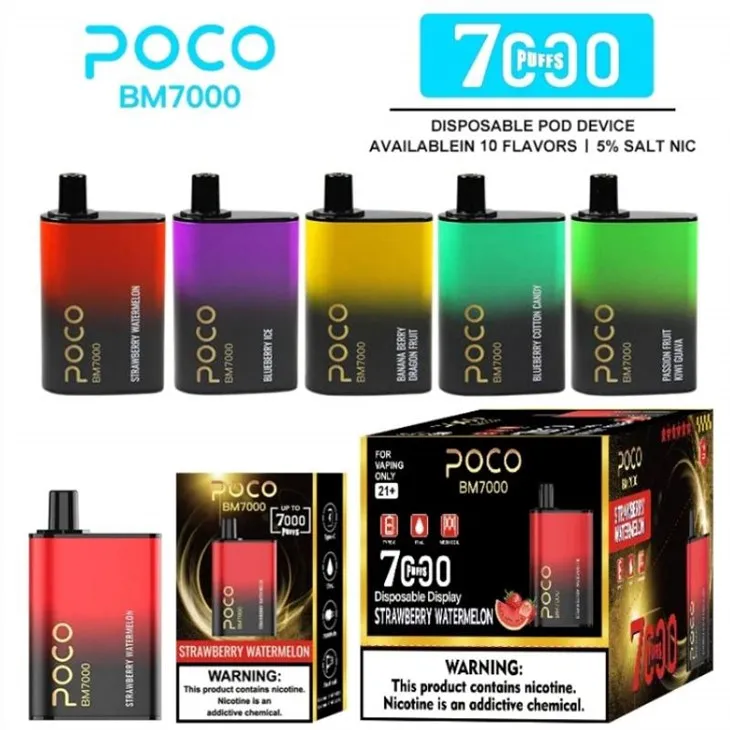 China Customized Poco BM7000 Puffs Manufacturers, Factory - Wholesale Price 