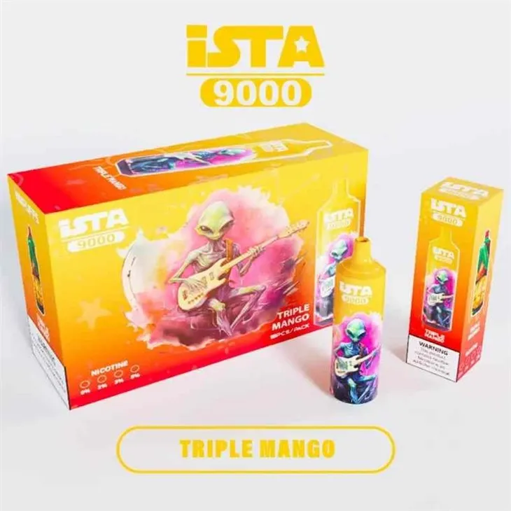 Ista-9000-Puff-Europe-Warehouse-Zbood-Lui-Vitton-Cola-Zero-Nicotine-10ml-Liquid-Vapers-Sigarette-Vape