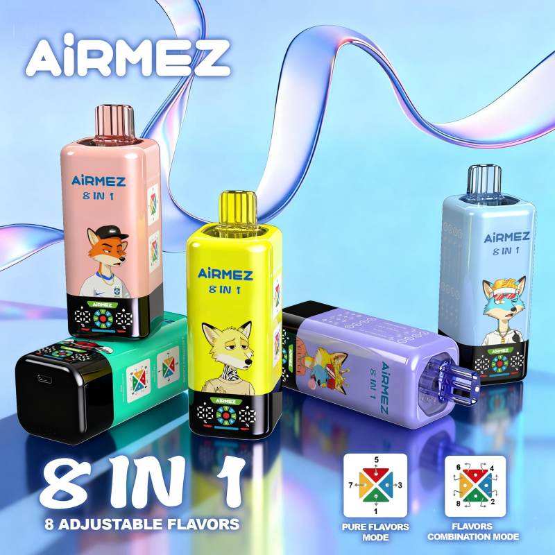 Airmez Fox 160000 8IN1: Revolutionizing The Future Of Multi-flavor  Disposable Vape - News