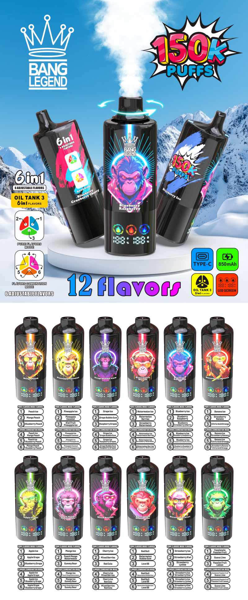 BANG LEGEND 150K taste BANG LEGEND 150K taste