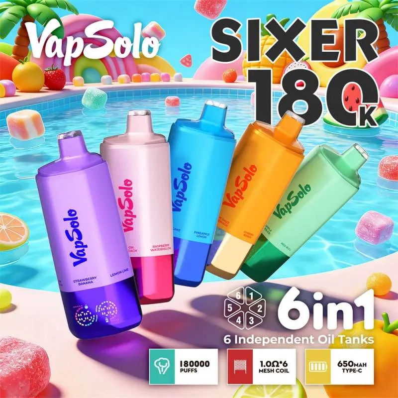 Vapsolo Sixer 180K Puffs Vapsolo Sixer 180K Puffs