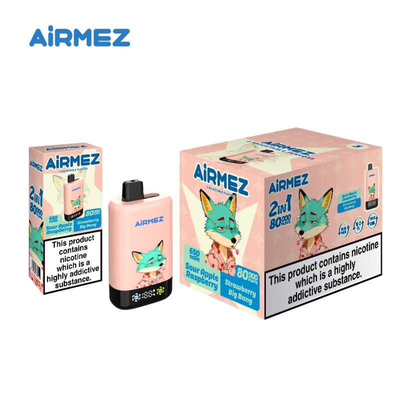 AIRMEZ 2IN1 Sour Apple Raspberry Strawberry Big BangAirmez 2in1 pro AIRMEZ 2IN1 Sour Apple Raspberry Strawberry Big BangAirmez 2in1 pro