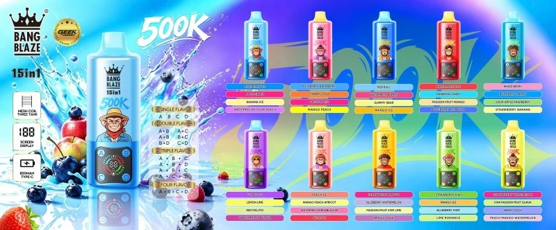 Bang Blaze 500K Taste Liste Bang Blaze 500K Taste Liste