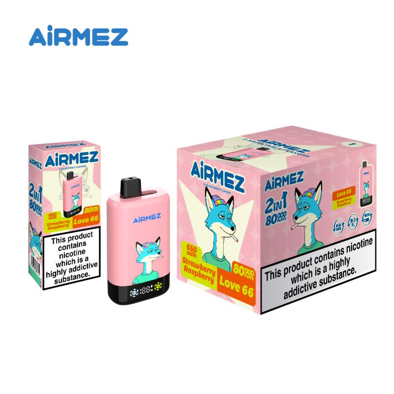 AIRMEZ 2IN1 Strawberry Raspberry Love 66Airmez 2in1 pro AIRMEZ 2IN1 Strawberry Raspberry Love 66Airmez 2in1 pro