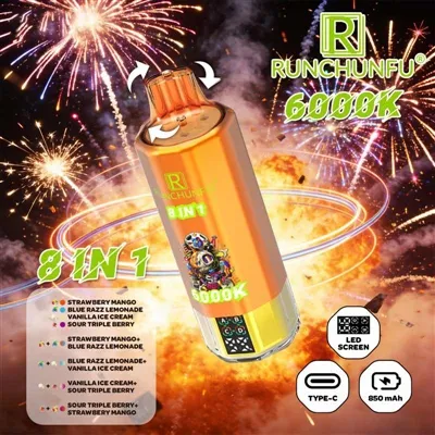 Runchunfu 6000K Puffs: When Disposable E-cigarettes Start To Seriously Study The 'Long-Term Exper...