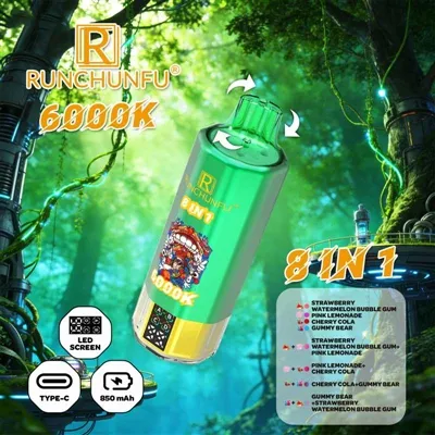 Runchunfu 6000K Puffs: Disposable E-cigarettes Are Finally Starting To Seriously Address The Issu...