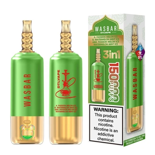 WASBAR DTL 150K 3in1: How A 3-Flavor Shisha-Style Vape Delivers A Richer Vaping Experience