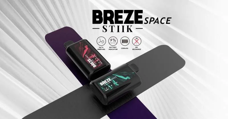 BREZE STIIK SPACE 6000 PUFFS VAPES BREZE STIIK SPACE 6000 PUFFS VAPES