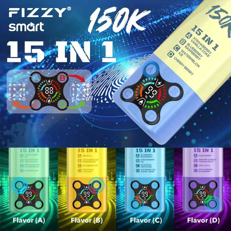 Fizzy Smart 15 In 1 150K puff Fizzy Smart 15 In 1 150K puff