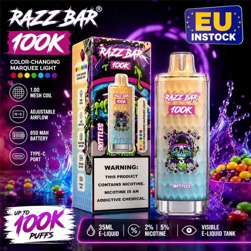 razzbar-100k-100000-puffs-disposable-vapeRazz bar 100K