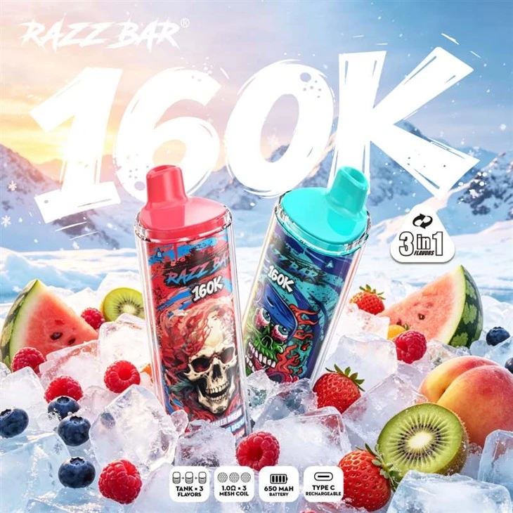 Razz Bar 3in1 160K Puffs