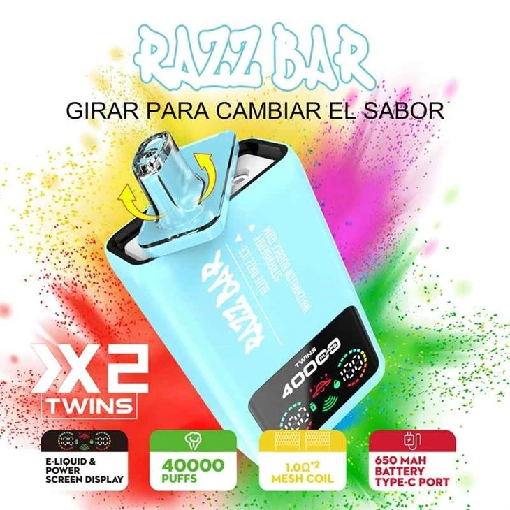 RAZZ BAR 40000 Dual Flavors