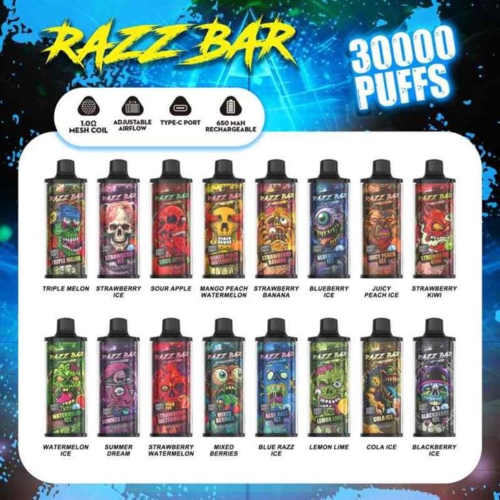 RAZZBAR 30000 Puff Vape manufacturers