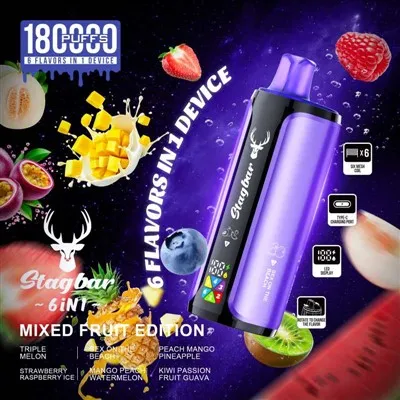 Stag Bar 6in1 180K Puffs