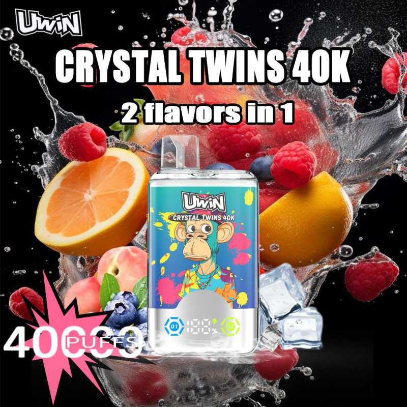 Uwin CRYSTAL TWINS 40000 Puffs Dual Flavors Vape