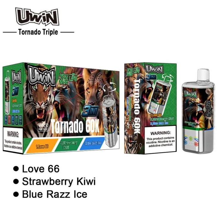 Uwin X RandM Tornado 60K Triple Flavor