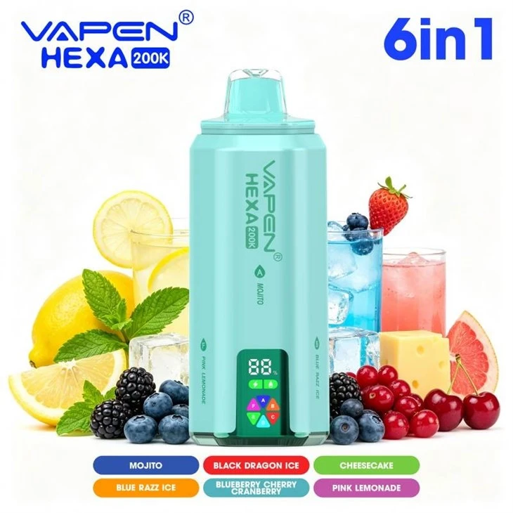 Vapen Hexa 200000 high quality