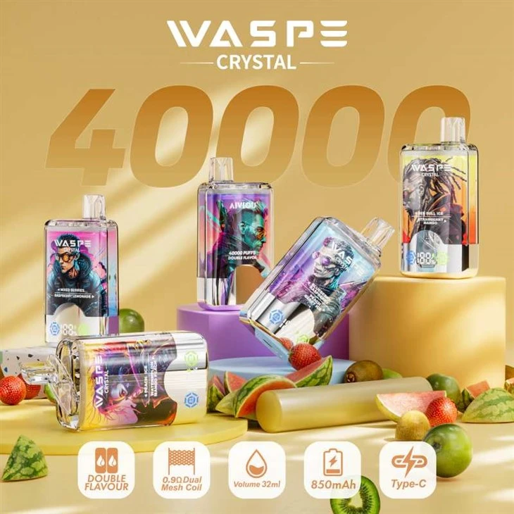 WASPE CRYSTAL 40000 Puffs